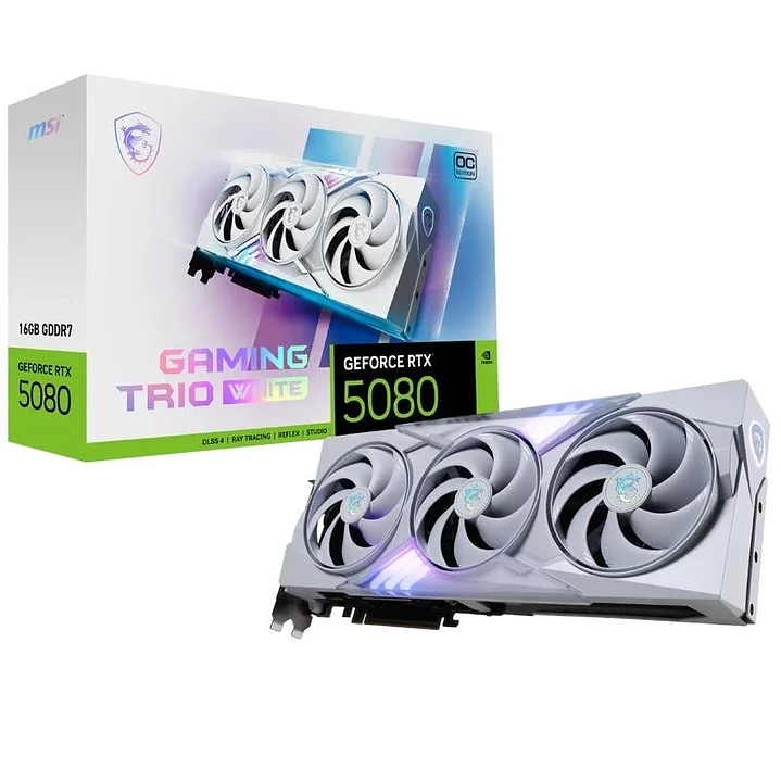 MSI VGA NVIDIA RTX 5080 16G GAMING TRIO WHITE DDR7 1
