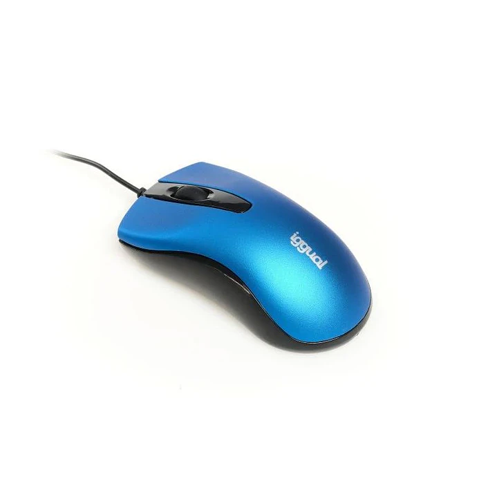 iggual Ratón óptico COM-BUSINESS-1200DPI azul 3