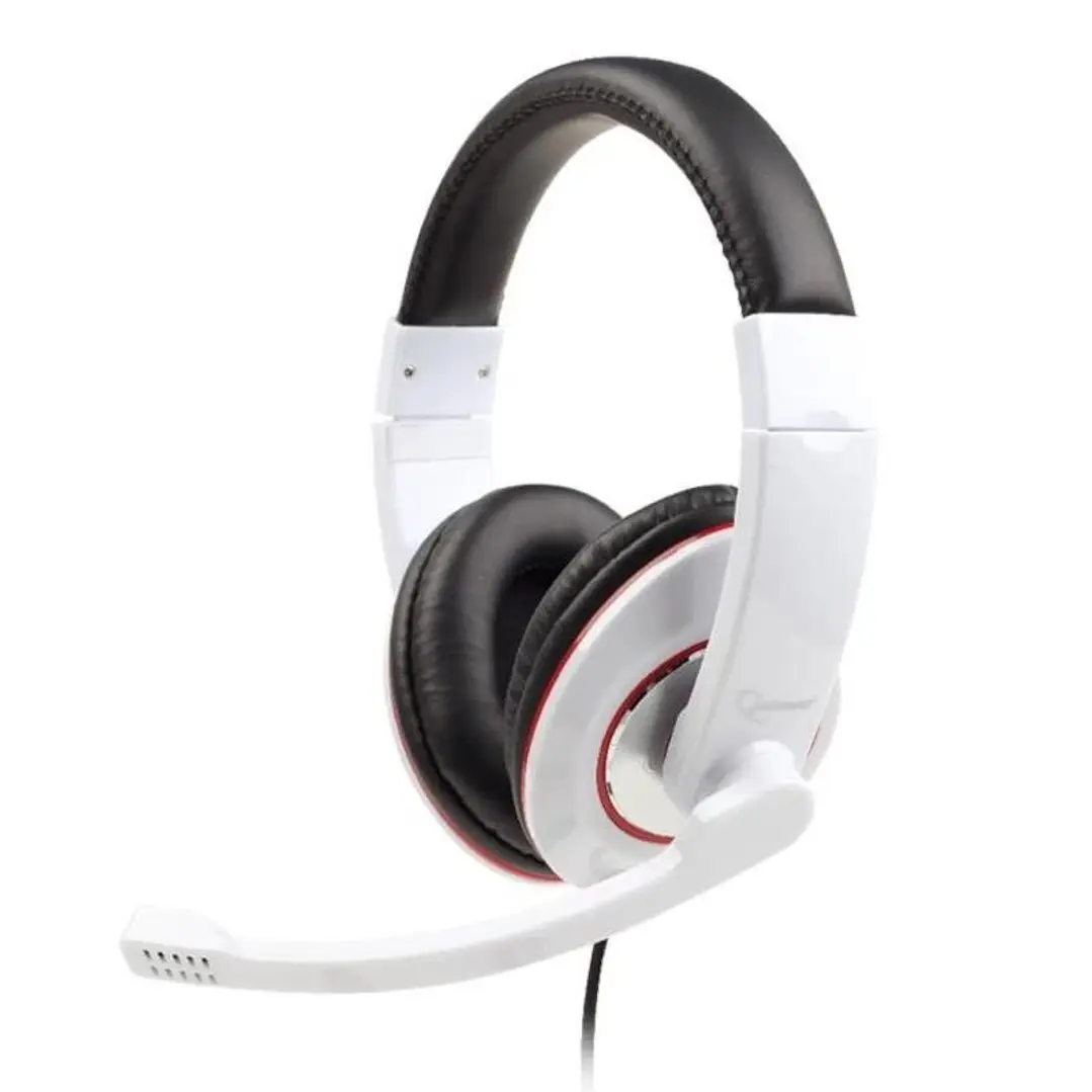 Gembird Auriculares control de volumen blanco 1
