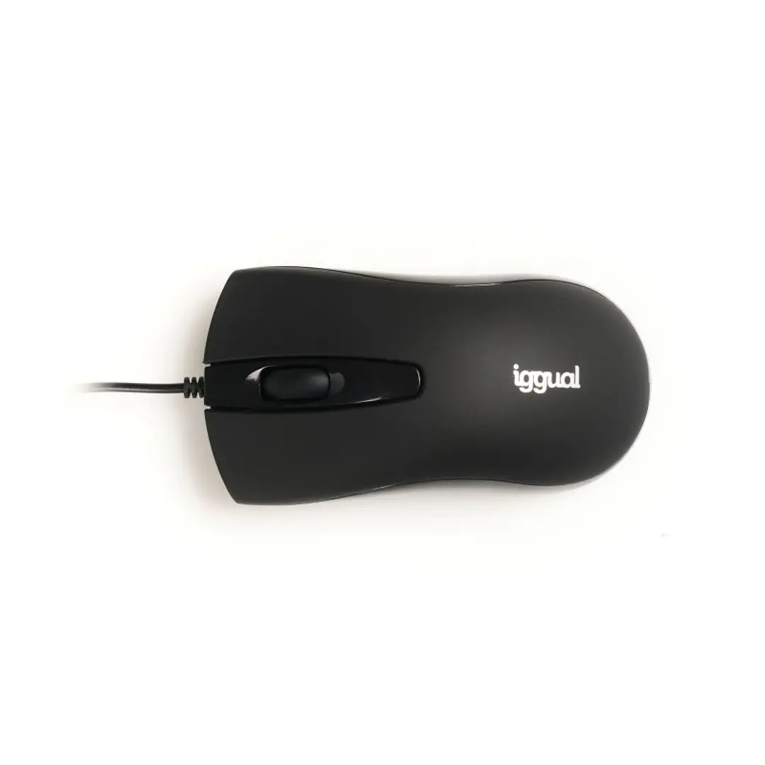 iggual Ratón óptico COM-BUSINESS-1200DPI negro 1