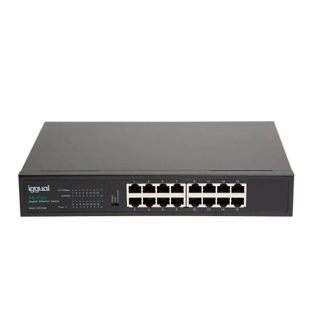 iggual Switch Gigabit 16 puertos 1000Mbps GES16000 1