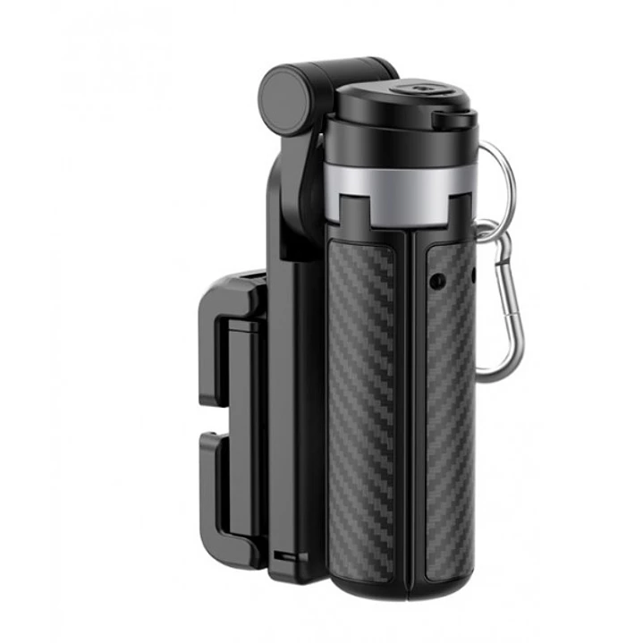 XO SS29 Tripode y Palo Selfie - Bluetooth 5.0 - Alcance 10m - Mando Inalambrico - Extensible 11-38cm - 5000 Usos por Carga - ABS y Aluminio - Color Ne 1