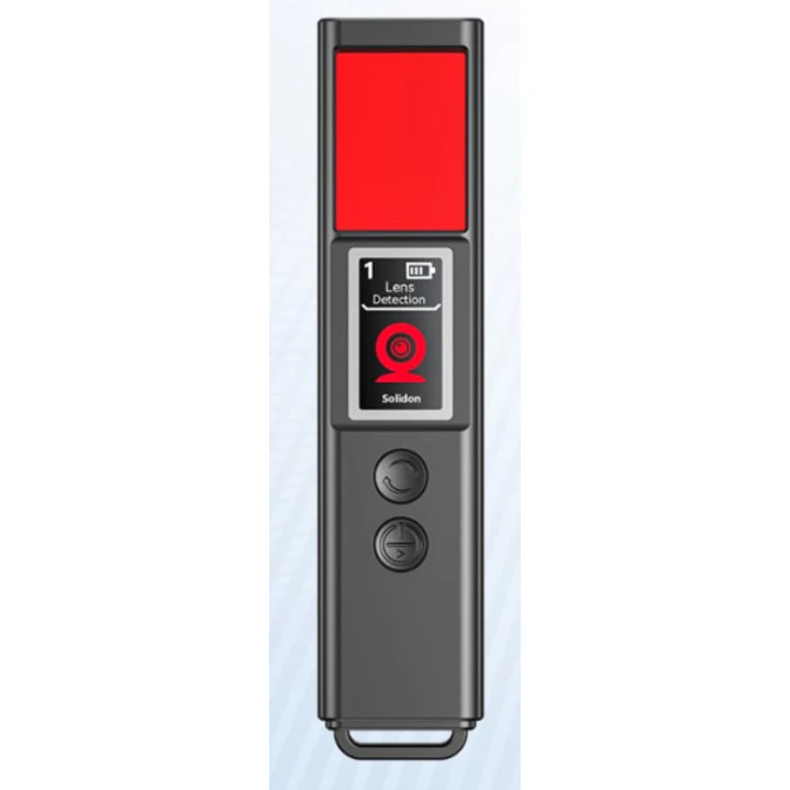 XO CRP03 Detector de Camaras y Microfonos Ocultos - Reconocimiento de Lentes - Deteccion de Campo Magnetico - Alerta LED Roja - Luz Blanca Integrada - 1