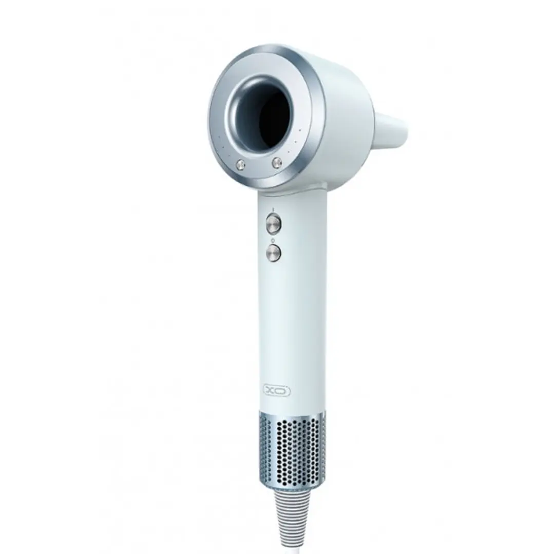 XO CF45 Secador de Pelo Ionico - Velocidad 110.000rpm - 3 Velocidades - Efecto Frio - Boquilla Magnetica - Color Blanco 1