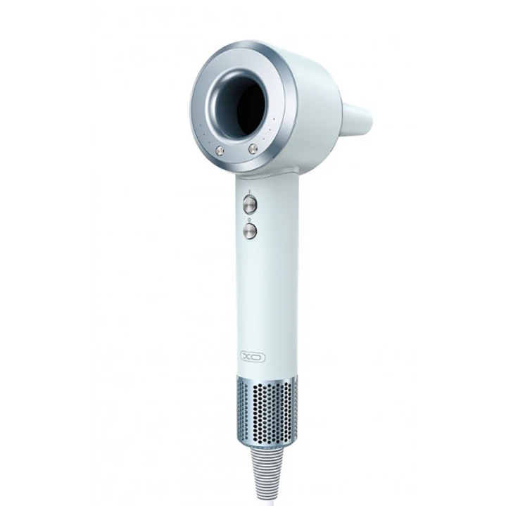 XO CF45 Secador de Pelo Ionico - Velocidad 110.000rpm - 3 Velocidades - Efecto Frio - Boquilla Magnetica - Color Blanco 1