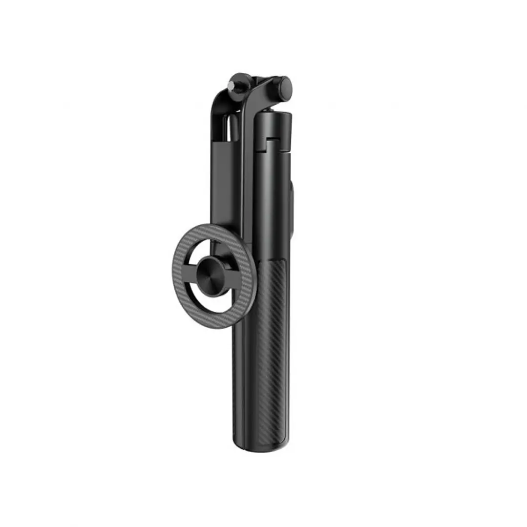 XO SS30 Soporte Selfie y Tripode Magnetico - Fuerza 18N - Giro 360º - Extensible hasta 1.23m - Dispositivos de 4.7 a 7