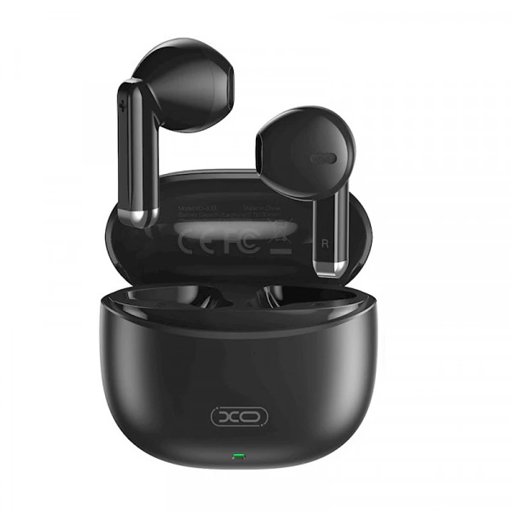 XO X33 Auriculares TWS - Bluetooth 5.3 - Intrauditivos - Estuche 250mAh - ABS y Policarbonato - USB-C - Color Negro 1