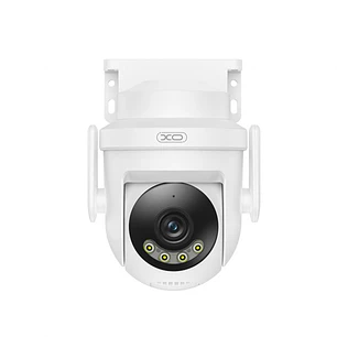 XO CR18 Camara de Vigilancia Motorizada - Resolucion 3MP - WiFi - Bluetooth 5.0 - Deteccion de Movimiento - Vision Nocturna 10m - Lente 4mm - Color Bl