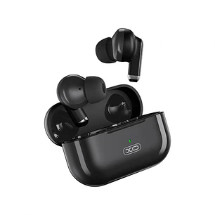XO X40 Auriculares TWS - Bluetooth 5.3 - Doble Microfono - Control Tactil - 4h de Musica - Estuche 250mAh - Color Negro