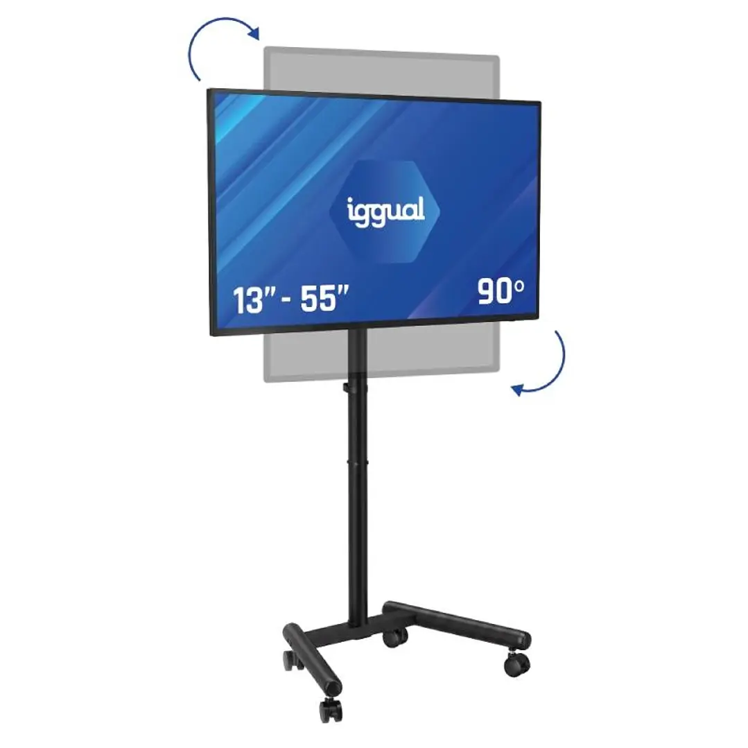 iggual SRTV55 Soporte TV suelo ruedas 13