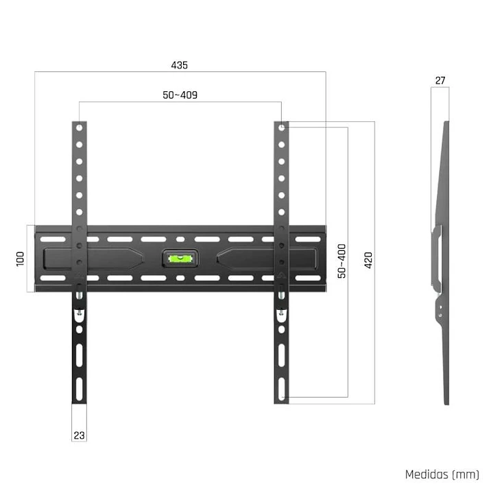 iggual SPTV11-L Soporte TV pared Fijo 21