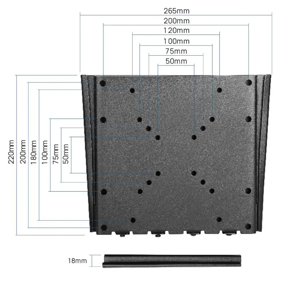 iggual SPTV01 Soporte TV pared Fijo 10
