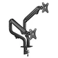 iggual SPMP02 Soporte pinza 2 monitores 17