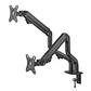 iggual SPMP02 Soporte pinza 2 monitores 17