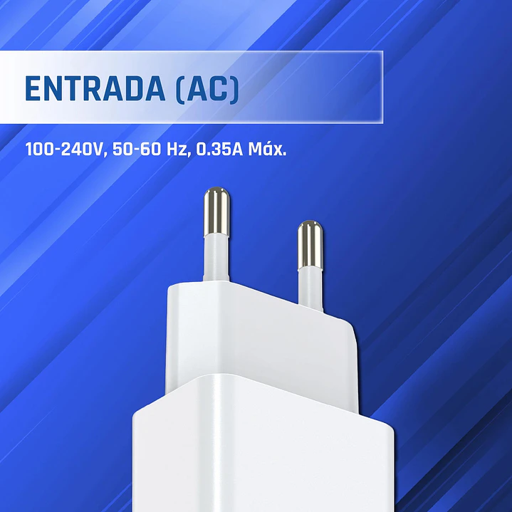 iggual Cargador de pared 1xUSB-A 5V/2.4A (12W) 3