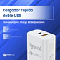 iggual Cargador doble USB QC3.0 + tipo C PD 20W - Miniatura 2