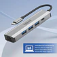 iggual Hub tipo C 5 puertos 3xUSB + RJ45 + tipo C - Thumbnail 3