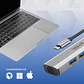 iggual Hub tipo C 5 puertos 3xUSB + RJ45 + tipo C - Thumbnail 4