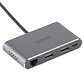 iggual Hub C 8 en 1 2xHDMI 2xUSB 2xSD RJ45 PD100W - thumbnail 1