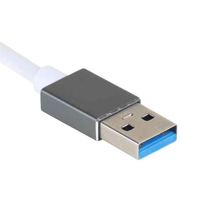 iggual Hub USB-A 3 puertos USB 3.0 + RJ45 Gigabit 4