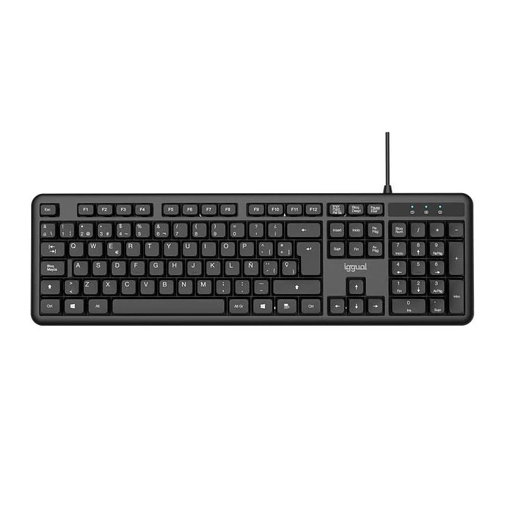 iggual Teclado USB estándar CK-OFFICE-105T negro 2