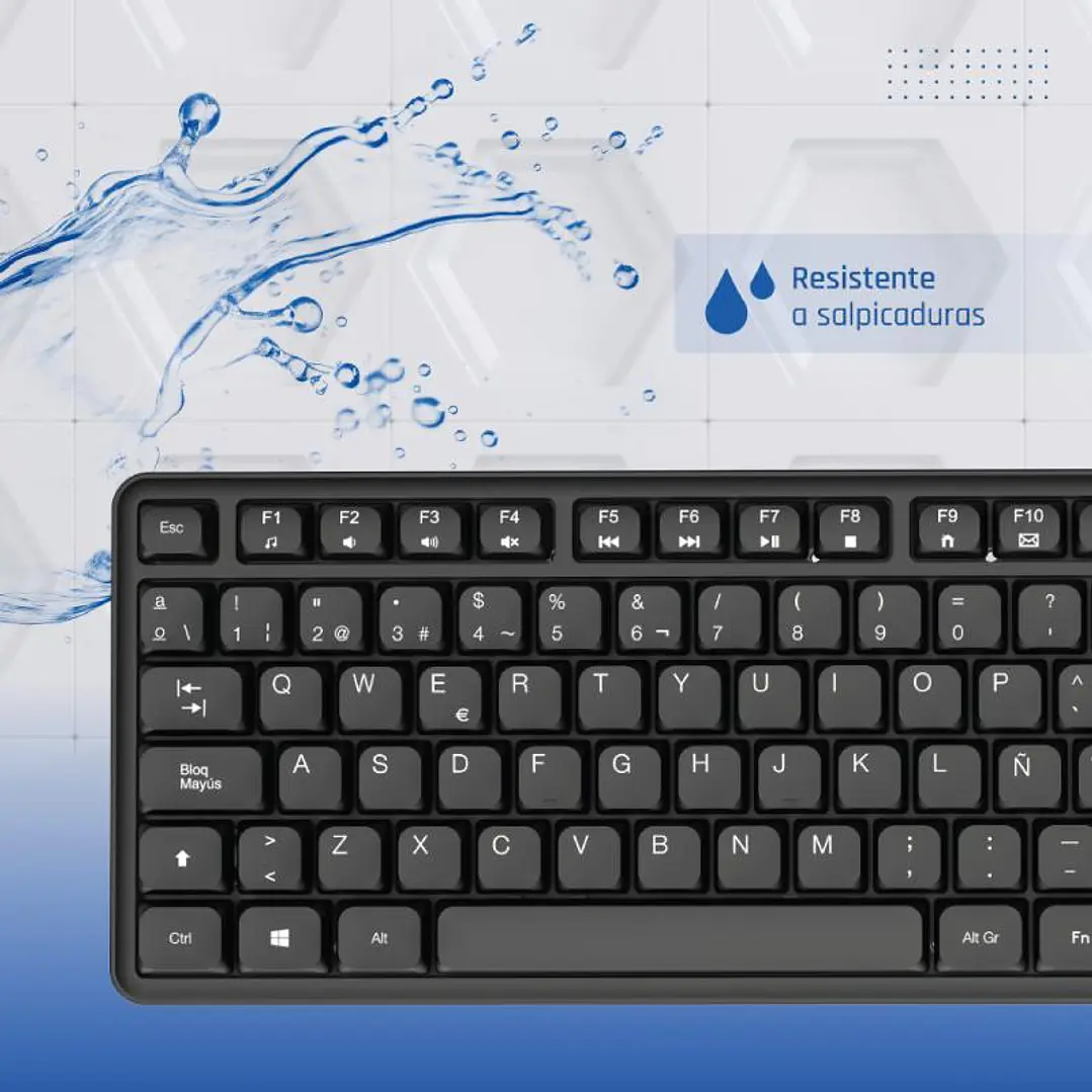 iggual Teclado USB estándar CK-SILENT-105T negro 4
