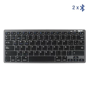 iggual Teclado Bluetooth Slim TKL-BT negro 2 canal