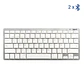 iggual Teclado Bluetooth Slim TKL-BT plata 2 canal - Miniatura 1
