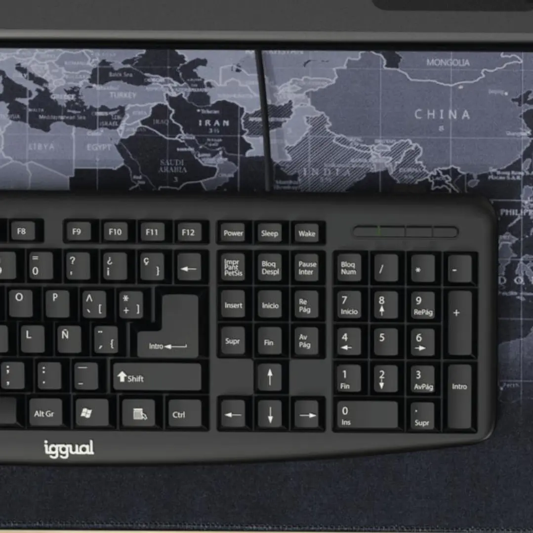 iggual Teclado USB estándar CK-BASIC-105T negro 4