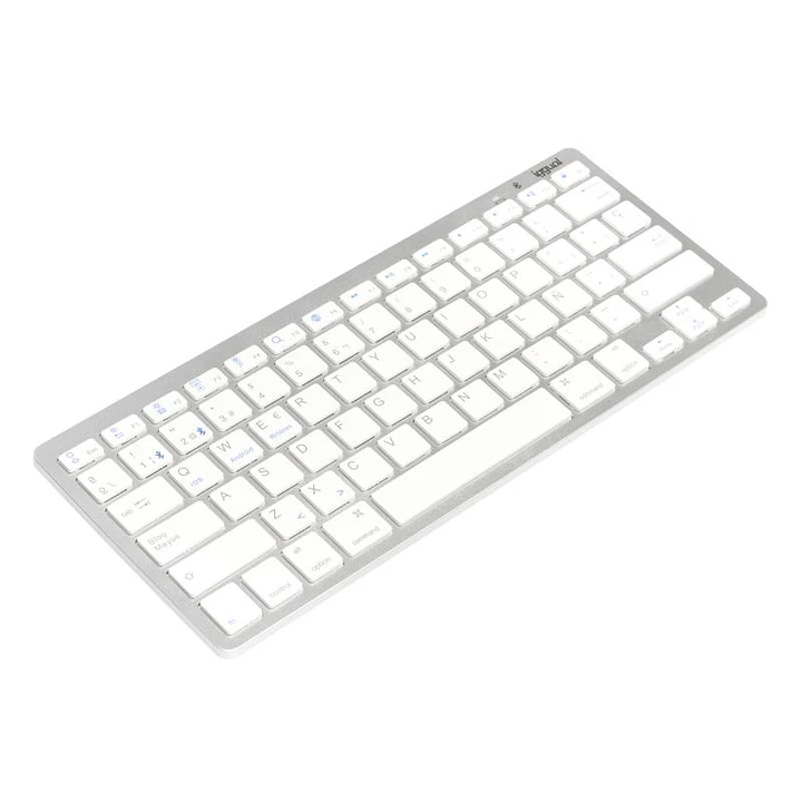 iggual Teclado Bluetooth Slim TKL-BT plata 2 canal 2