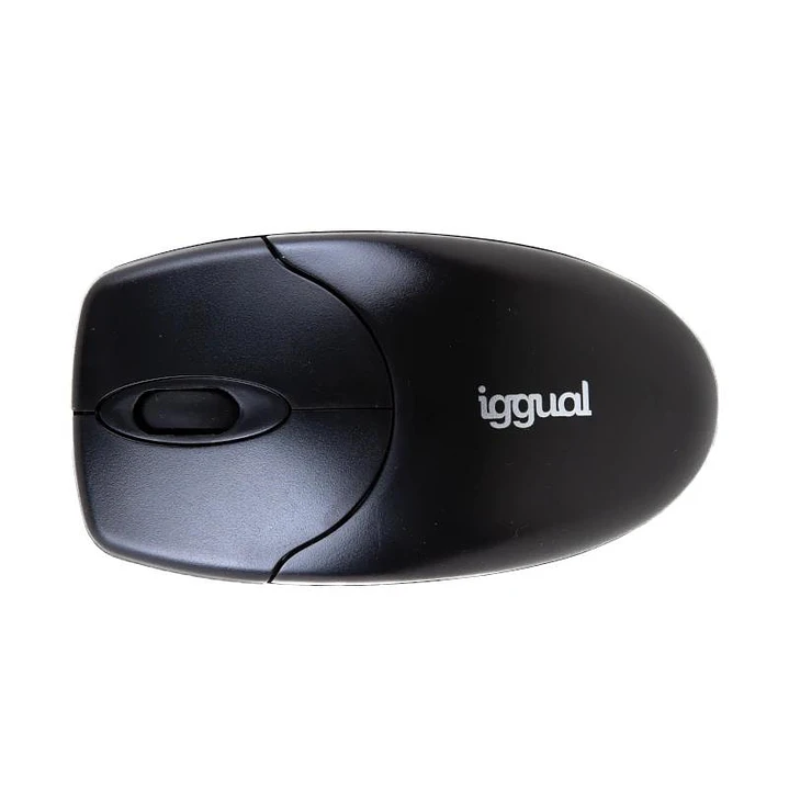 iggual Ratón inalámbrico WOM-BASIC2-1000DPI negro 1
