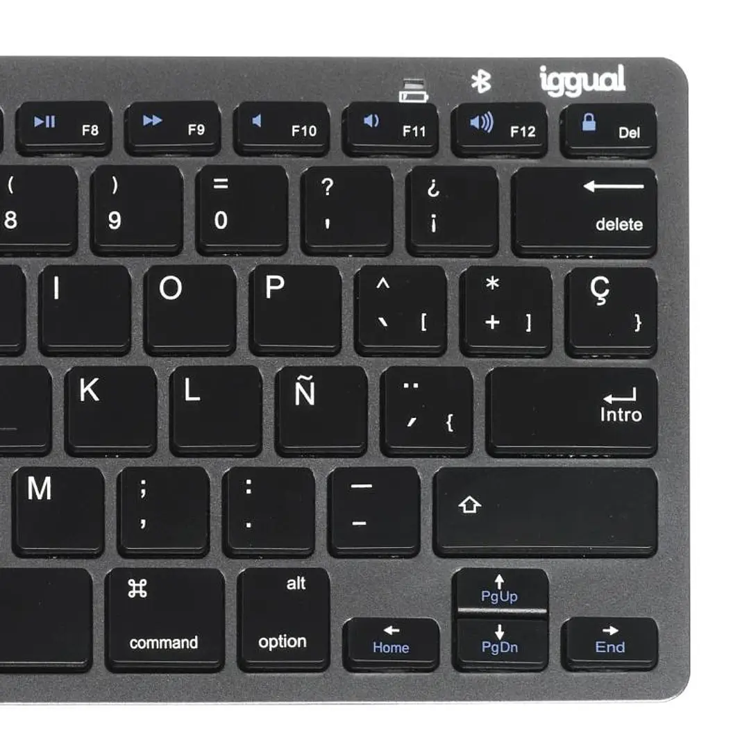 iggual Teclado Bluetooth Slim TKL-BT negro 2 canal 4