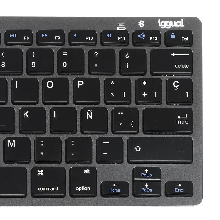 iggual Teclado Bluetooth Slim TKL-BT negro 2 canal 4