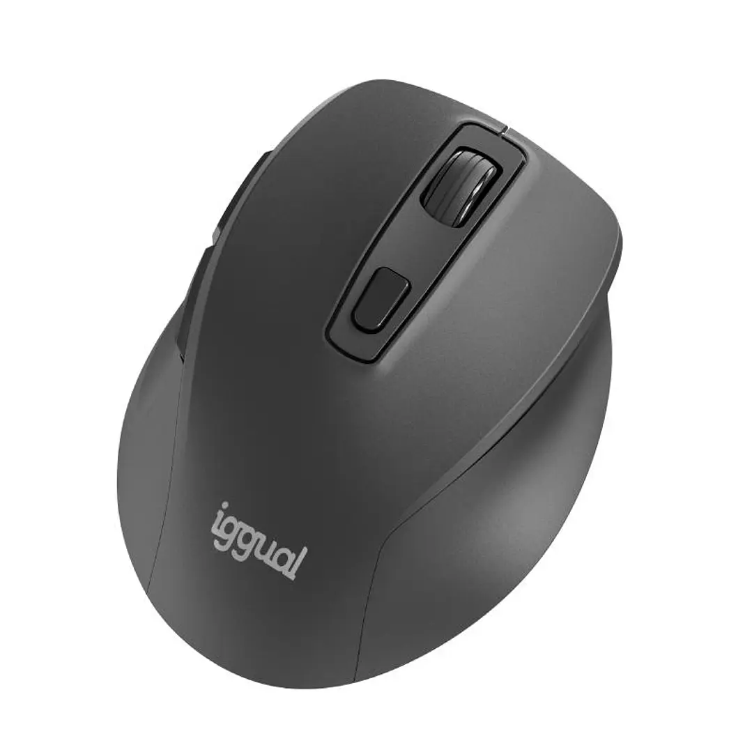 iggual Ratón inalámbrico ERGO-SILENT-6D 1600DPI 3