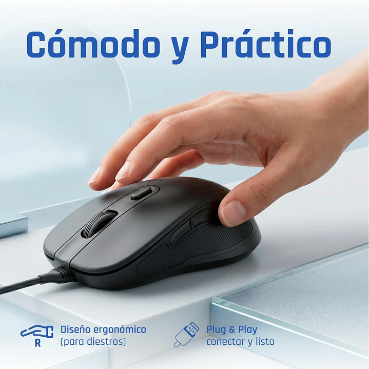 iggual Ratón USB OFFICE-ELITE-PRO-6D 3600DPI 4