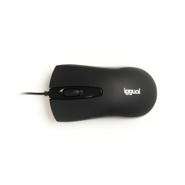 iggual Ratón óptico COM-BUSINESS-1200DPI negro 1