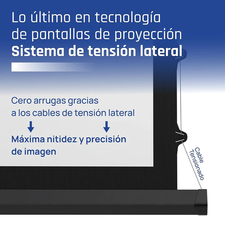 iggual Pantalla eléc tensionada 16:9 92