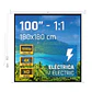 iggual Pantalla eléctrica 1:1 100