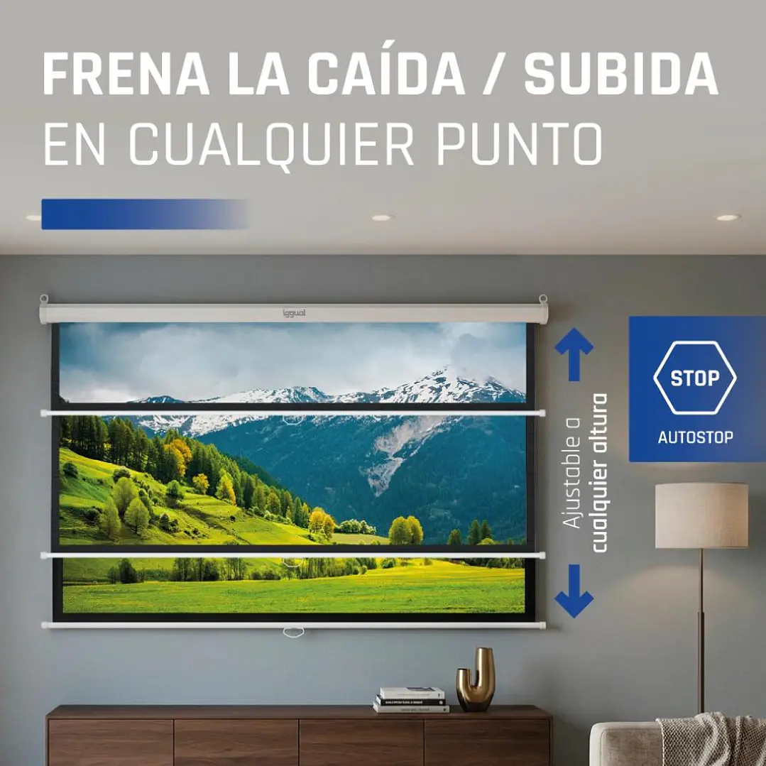 iggual Pantalla manual 16:9 72