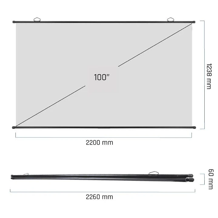 iggual Pantalla enrollable manual 100