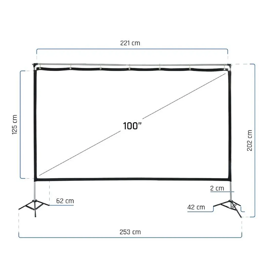 iggual Pantalla exterior portable 100