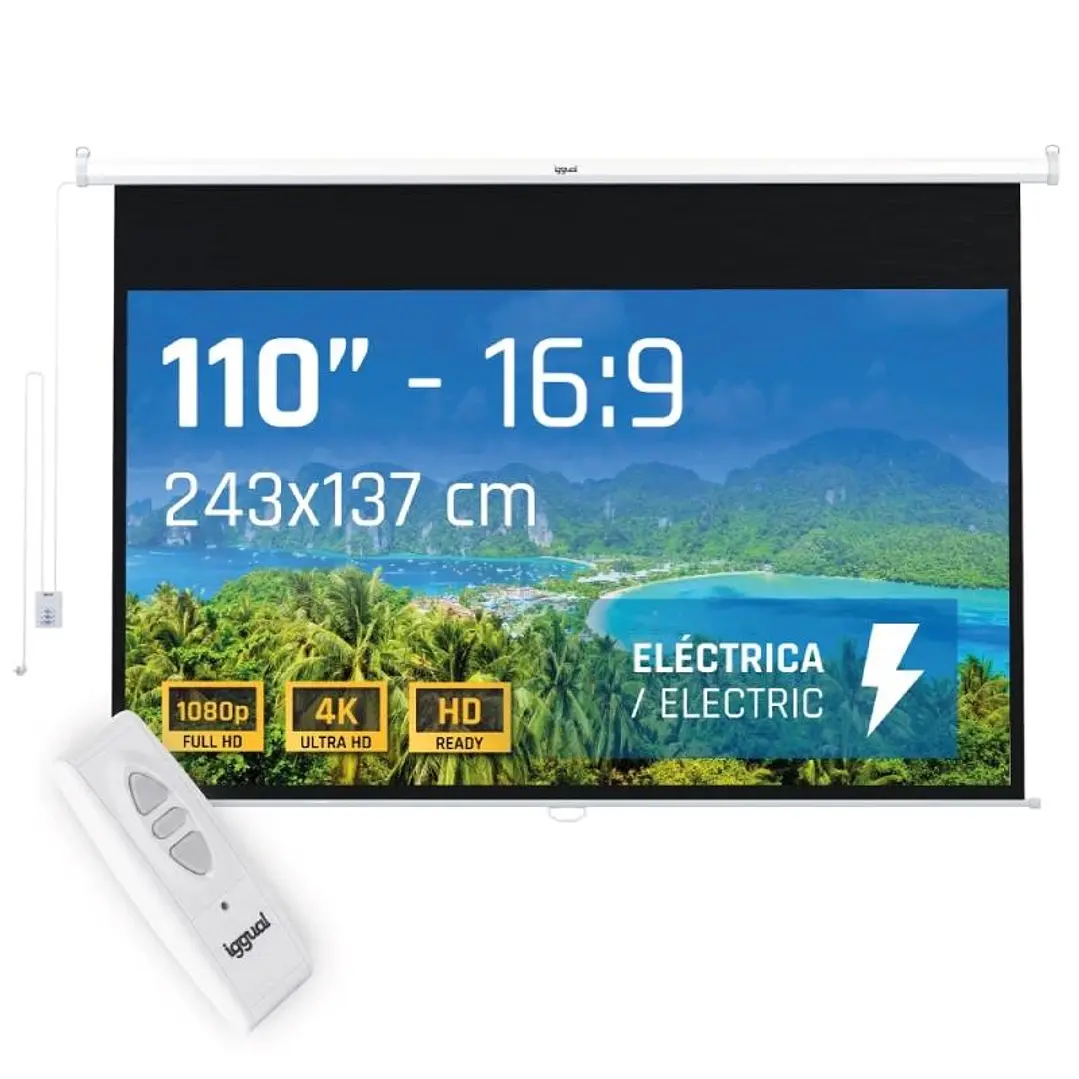 iggual Pantalla eléctrica 16:9 110