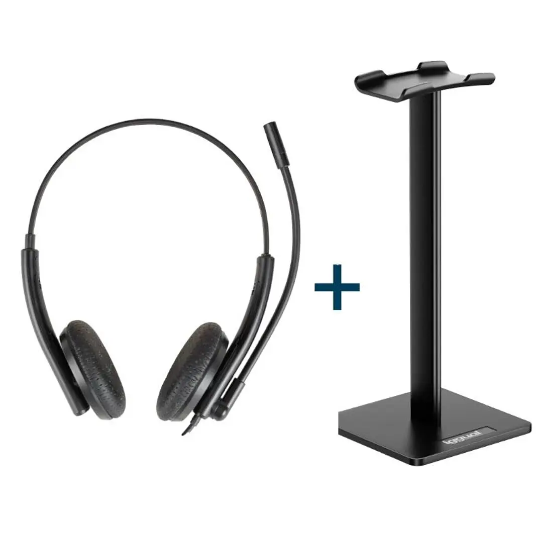 iggual Kit auriculares ENC3030 + soporte SA22 1