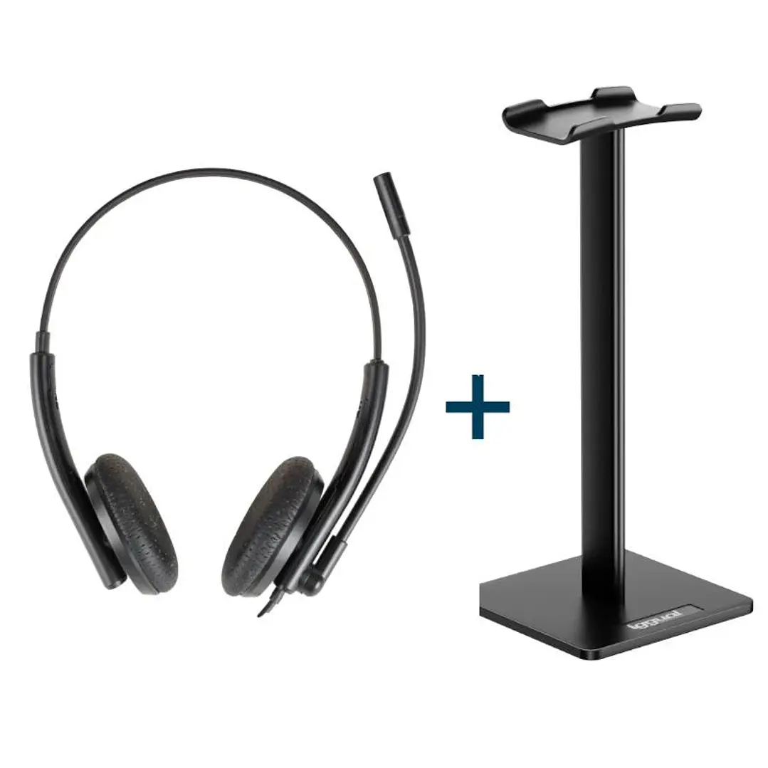 iggual Kit auriculares ENC3030 + soporte SA22 3