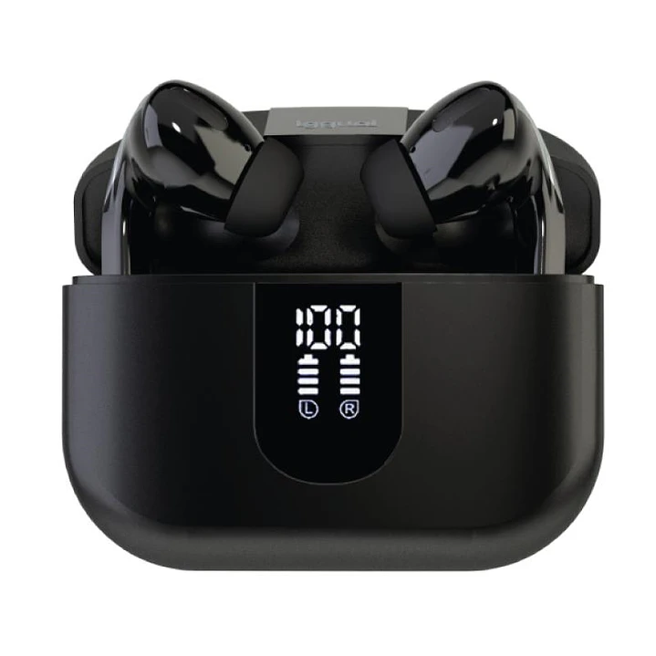 iggual Auriculares inalámbricos TWS Bluetooth negr 1