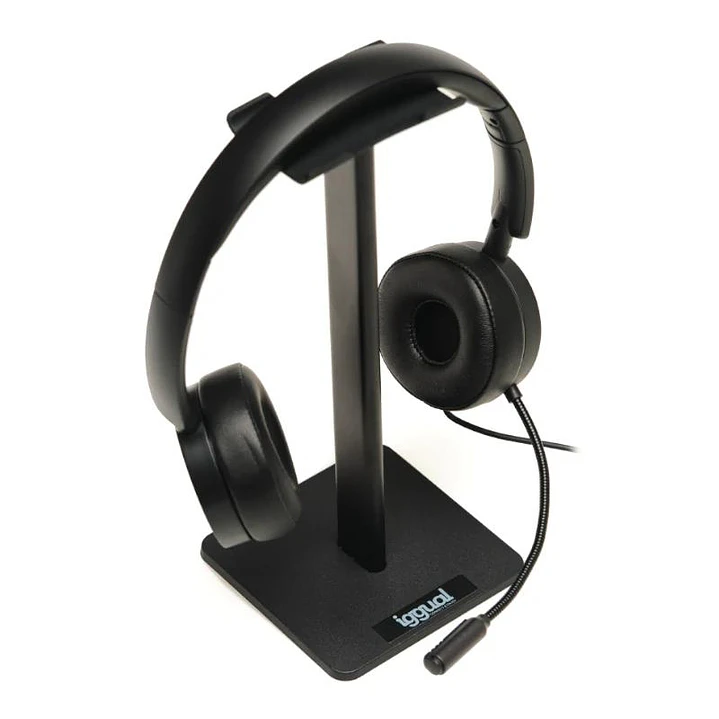 iggual Soporte para auriculares SA22 negro 3