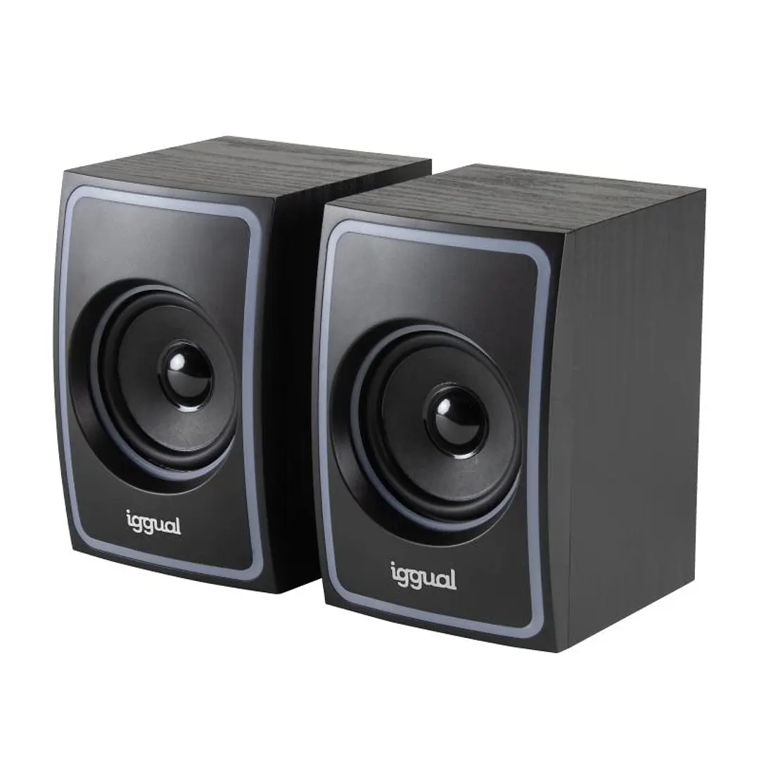 iggual Altavoces 2.0 10W mini-jack + USB Bluetooth 1