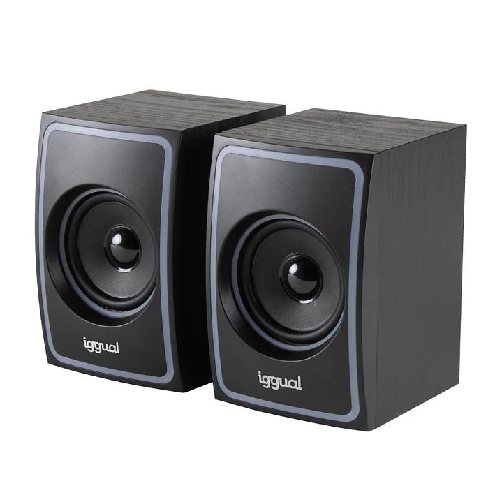 iggual Altavoces 2.0 10W mini-jack + USB Bluetooth 1