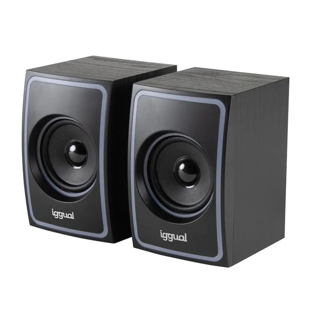 iggual Altavoces 2.0 10W mini-jack + USB Bluetooth 3