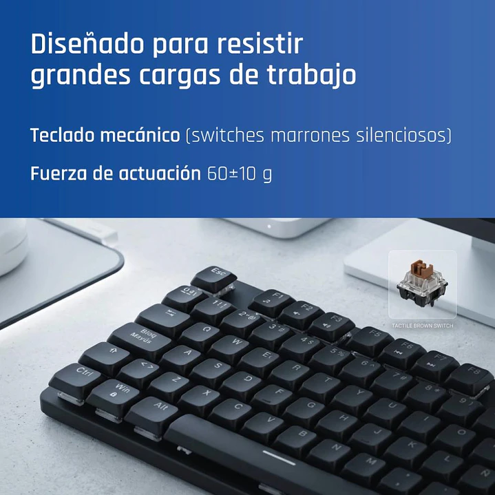 iggual Teclado USB mecánico CK-MECHA-105T negro 2
